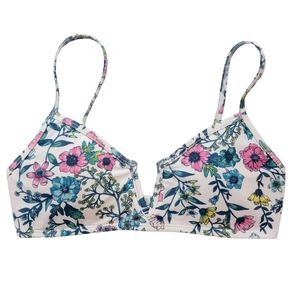 Aeropostale Live Love Dream Floral Bikini Top Size S